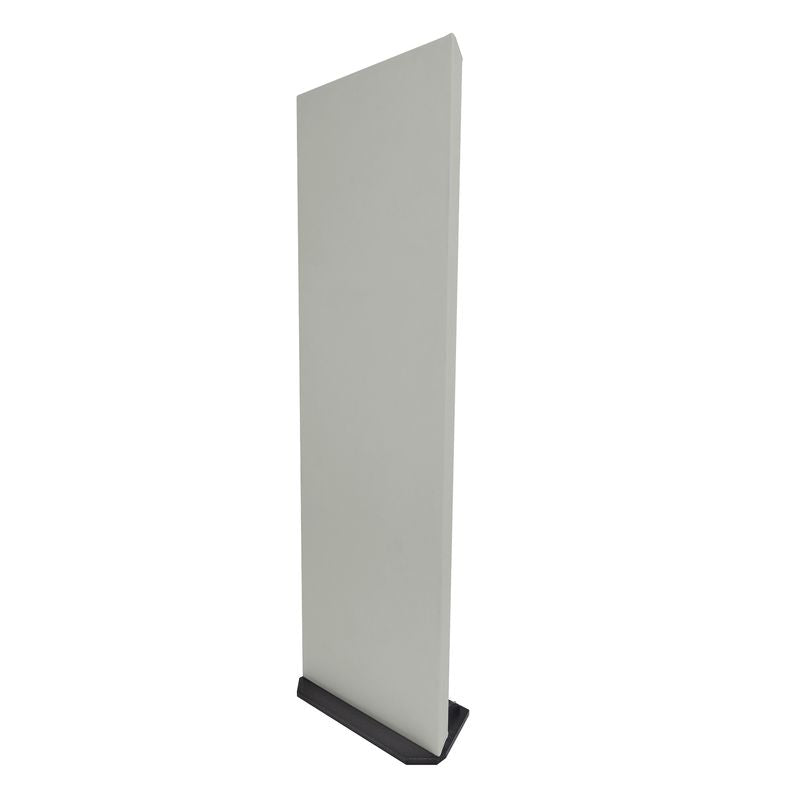 ProSoCoustic WAVERoom Pro 2x6 Gobo Kit - Single 2x6 Panel 24x72” Includes 1 Tall Gobo Foot Set Scuba Silver
