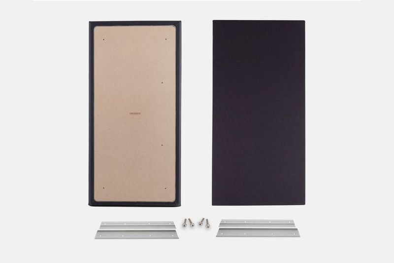 ProSoCoustic WAVERoom Pro Big Panel Pair Includes 2 WAVEPro Big Panels 24x48" 2 Sets of 18" Z-Clips Diamond Knit Black