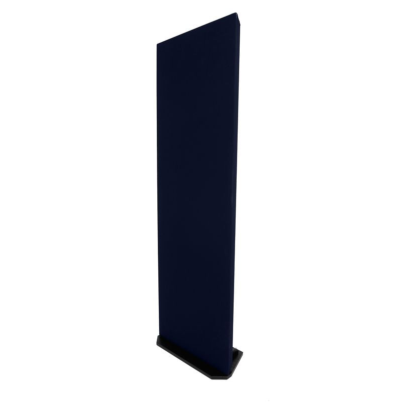 ProSoCoustic WAVERoom Pro 2x6 Gobo Kit - Single 2x6 Panel 24x72” Includes 1 Tall Gobo Foot Set Diamond Knit Navy