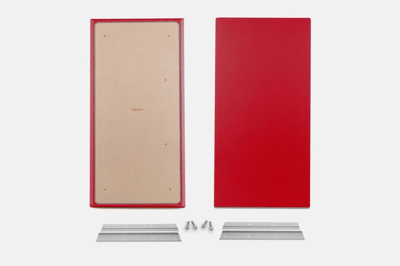 ProSoCoustic WAVERoom Pro Big Panel Pair Includes 2 WAVEPro Big Panels 24x48" 2 Sets of 18" Z-Clips Scuba Valentine Red
