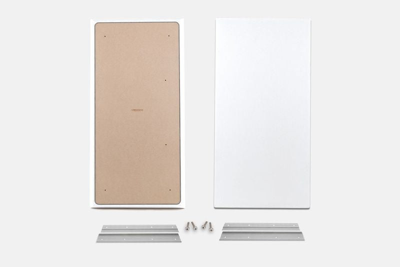 ProSoCoustic WAVERoom Pro Big Panel Pair Includes 2 WAVEPro Big Panels 24x48" 2 Sets of 18" Z-Clips Diamond Knit White
