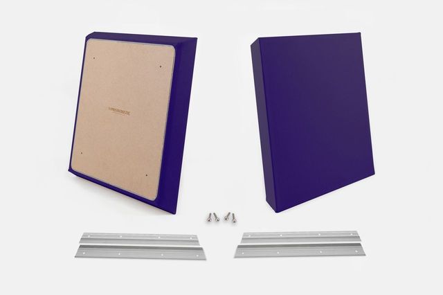 ProSoCoustic WAVERoom Pro Small Panel Pair Includes 2 WAVEPro Small Panels 24x24" 2 Sets of 18" Z-Clips Diamond Knit Purple