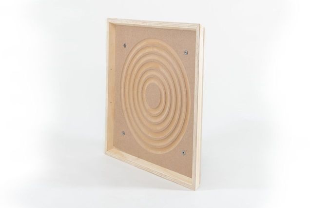 ProSoCoustic WAVERoom Pro Single Small Panel 24x24" Includes 1 Set of 18" Z-Clips Diamond Knit Red