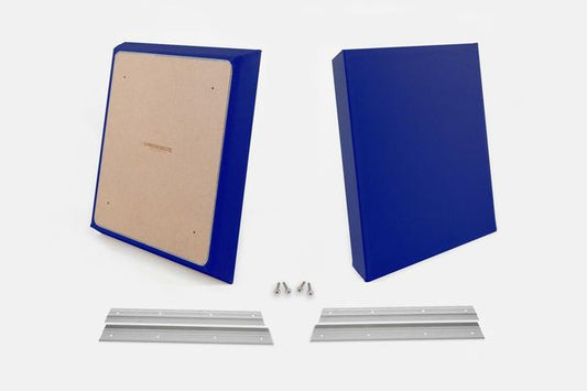 ProSoCoustic WAVERoom Pro Small Panel Pair Includes 2 WAVEPro Small Panels 24x24" 2 Sets of 18" Z-Clips Diamond Knit Royal