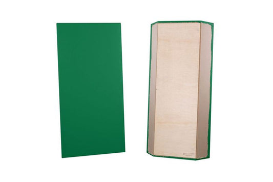 ProSoCoustic Bass Trap Kit Includes 2 Bass Traps 24x48x4" 2 Sets of 2" Z-Clips Scuba Flag Green