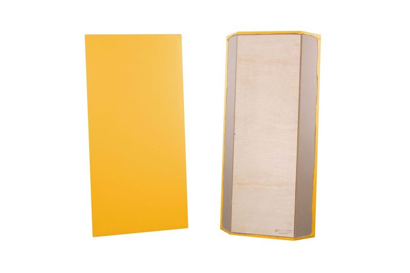 ProSoCoustic Bass Trap Kit Includes 2 Bass Traps 24x48x4" 2 Sets of 2" Z-Clips Diamond Knit Gold