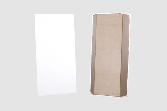 ProSoCoustic Bass Trap Kit Includes 2 Bass Traps 24x48x4" 2 Sets of 2" Z-Clips Scuba White