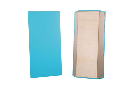 ProSoCoustic Bass Trap Kit Includes 2 Bass Traps 24x48x4" 2 Sets of 2" Z-Clips Scuba Turquoise