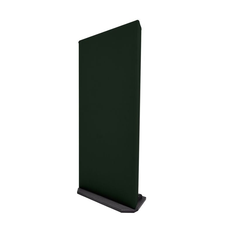 ProSoCoustic WAVERoom Pro 2x4 Gobo Kit - Single 2x4 Panel 24x48” Includes 1 Short Gobo Foot Set Diamond Knit Dark Green