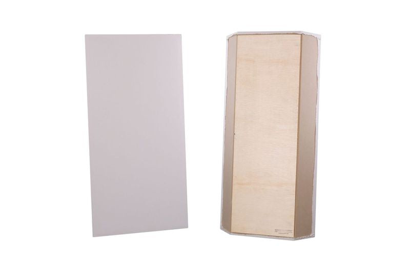 ProSoCoustic Bass Trap Kit Includes 2 Bass Traps 24x48x4" 2 Sets of 2" Z-Clips Diamond Knit Stone