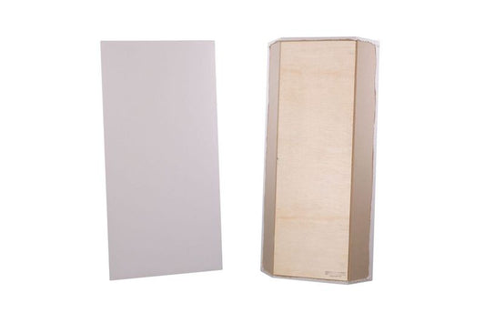 ProSoCoustic Bass Trap Kit Includes 2 Bass Traps 24x48x4" 2 Sets of 2" Z-Clips Diamond Knit Stone