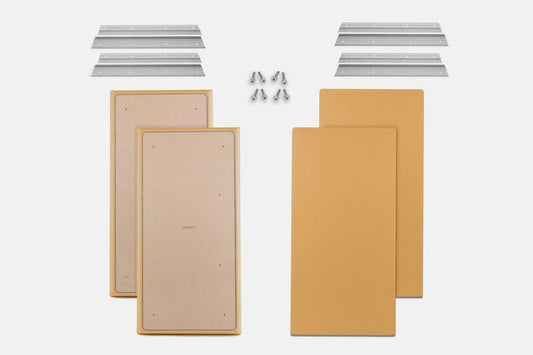 ProSoCoustic WAVERoom Pro Big Panel Booster Kit Includes 4 WAVEPro Big Panels 24x48" 4 Sets of 18" Z-Clips Scuba Victory Gold