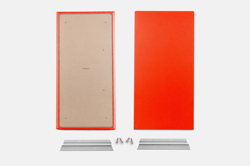 ProSoCoustic WAVERoom Pro Big Panel Pair Includes 2 WAVEPro Big Panels 24x48" 2 Sets of 18" Z-Clips Diamond Knit Orange