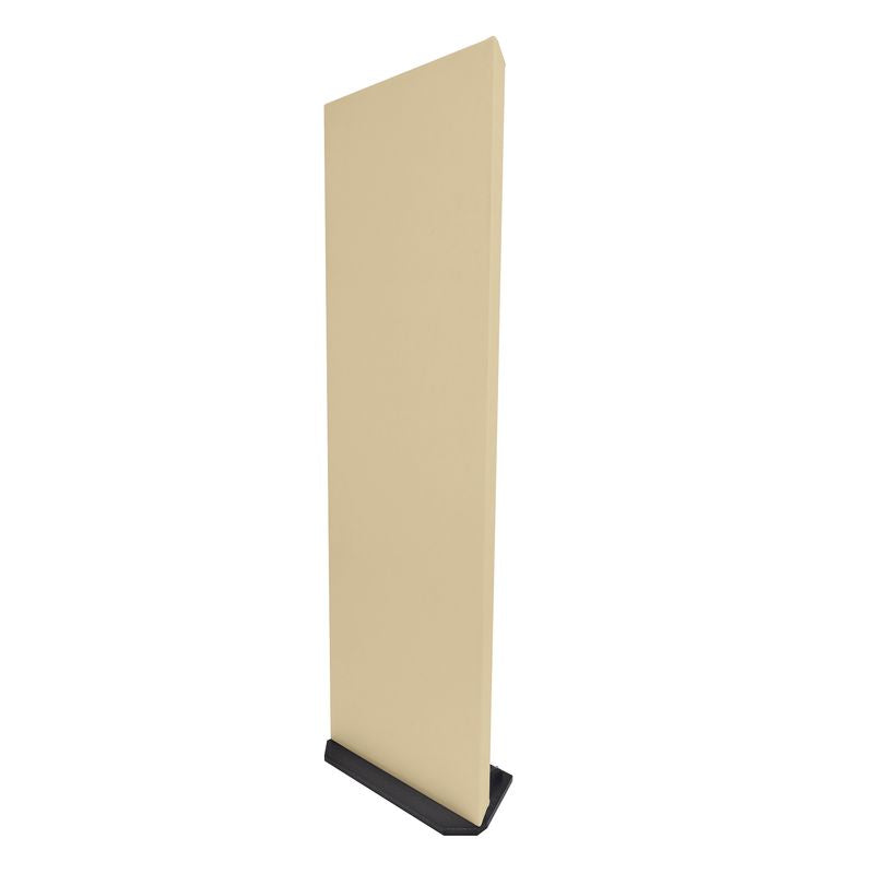 ProSoCoustic WAVERoom Pro 2x6 Gobo Kit - Single 2x6 Panel 24x72” Includes 1 Tall Gobo Foot Set Scuba Champagne