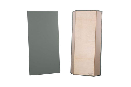 ProSoCoustic Bass Trap Kit Includes 2 Bass Traps 24x48x4" 2 Sets of 2" Z-Clips Scuba Grey