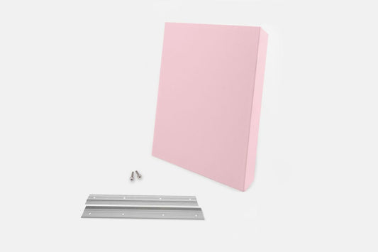 ProSoCoustic WAVERoom Pro Single Small Panel 24x24" Includes 1 Set of 18" Z-Clips Scuba Pink