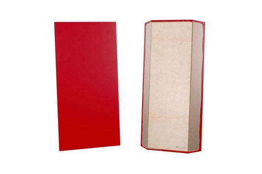ProSoCoustic Bass Trap Kit Includes 2 Bass Traps 24x48x4" 2 Sets of 2" Z-Clips Scuba Valentine Red