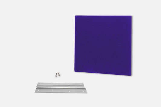 ProSoCoustic WAVERoom Pro Single Small Panel 24x24" Includes 1 Set of 18" Z-Clips Scuba Purple