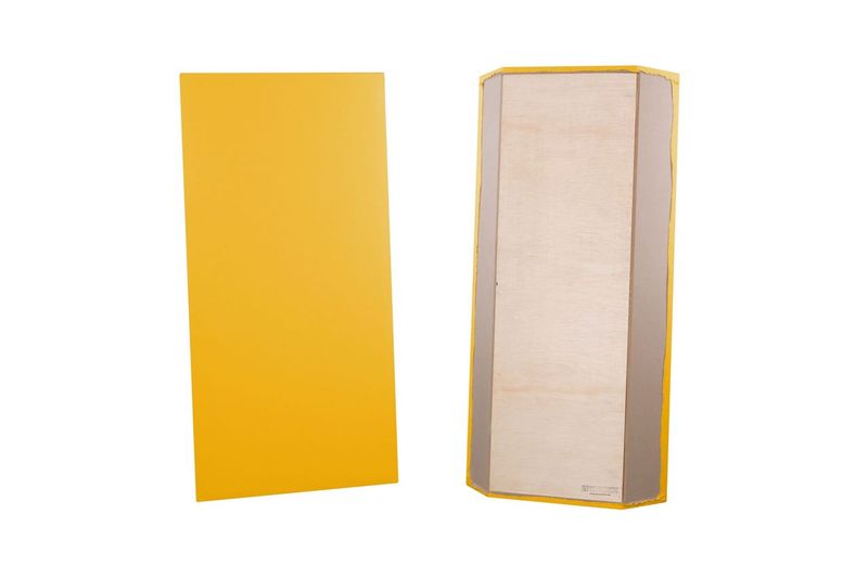 ProSoCoustic Bass Trap Kit Includes 2 Bass Traps 24x48x4" 2 Sets of 2" Z-Clips Scuba Yellow
