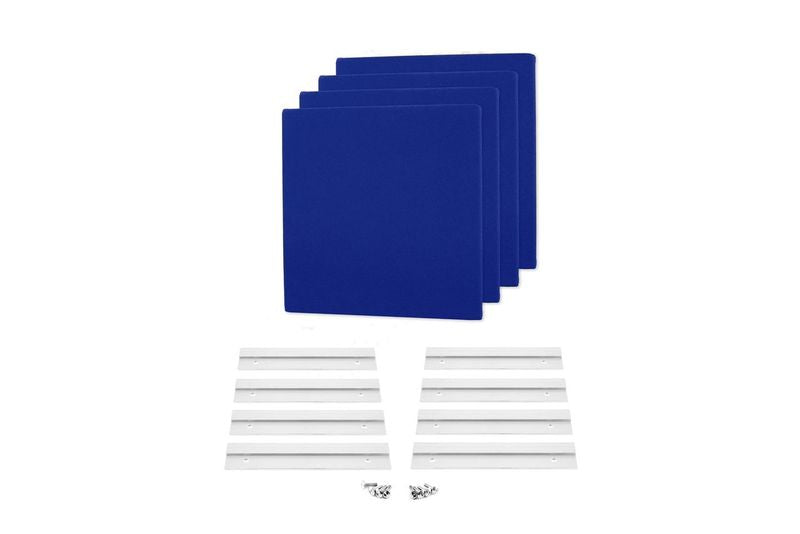 ProSoCoustic WAVERoom Pro Mini 4 Kit Includes 4 WAVEPro Mini Panels 12x12" 4 Sets of 8" Z-Clips Diamond Knit Royal