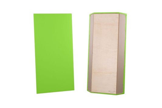 ProSoCoustic Bass Trap Kit Includes 2 Bass Traps 24x48x4" 2 Sets of 2" Z-Clips Scuba Lime