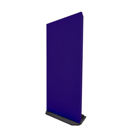 ProSoCoustic WAVERoom Pro 2x4 Gobo Kit - Single 2x4 Panel 24x48” Includes 1 Short Gobo Foot Set Scuba Purple